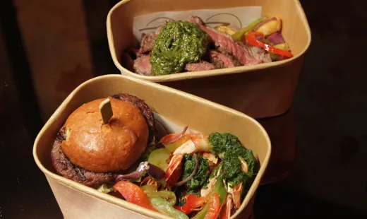 Steak. Prawns. Chips. Slider all for £27