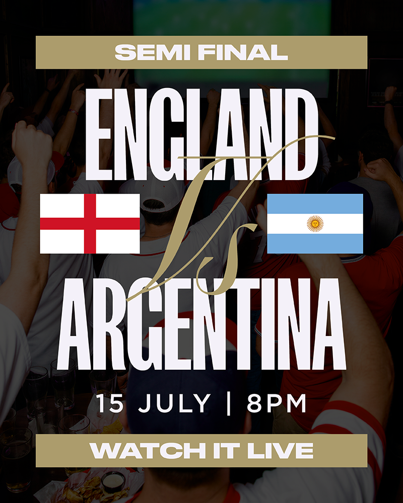 England Vs Argentina - Watch It Live